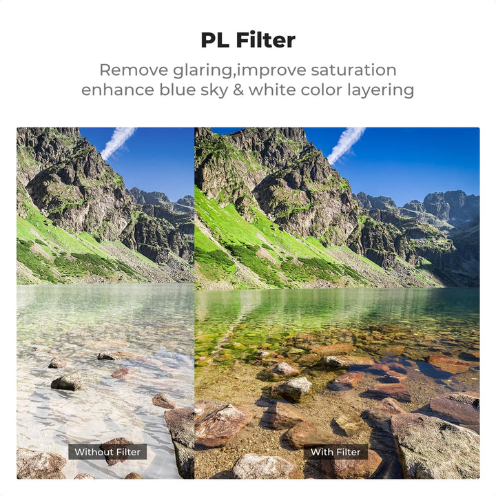 K&F Concept CPL Filter Kompatibel mit DJI NEO, Polfilter, Multi Beschichtung HD Optical Glass Alumin