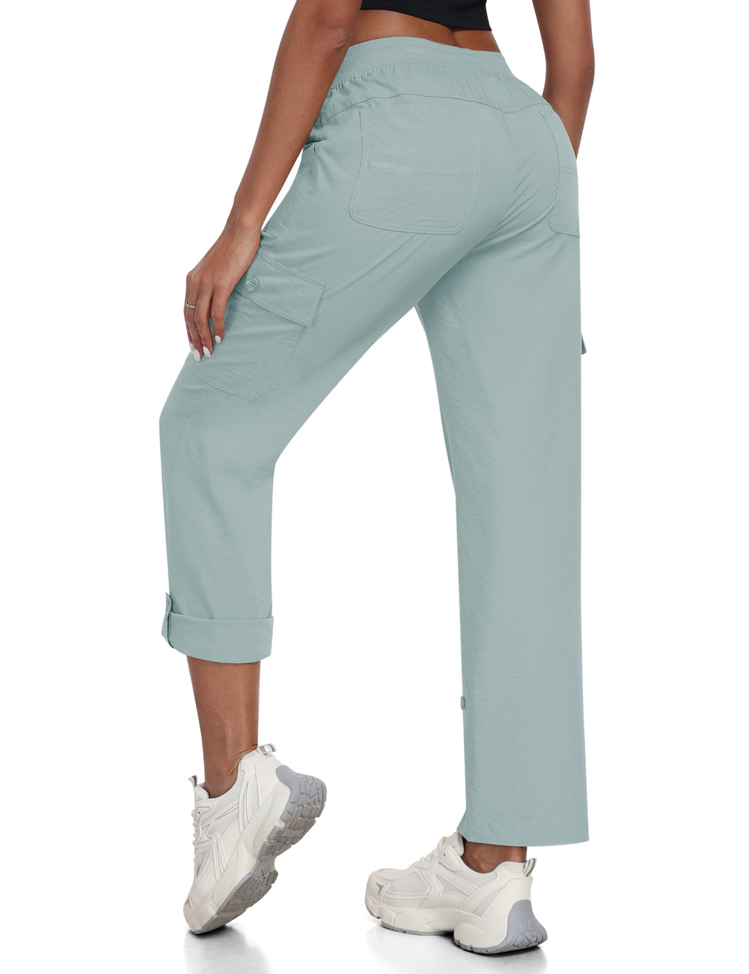 JINSHI Hosen Damen Cargohose Wanderhose Leichte Jogginghose Freizeithose Funktionshose Outdoorhose m