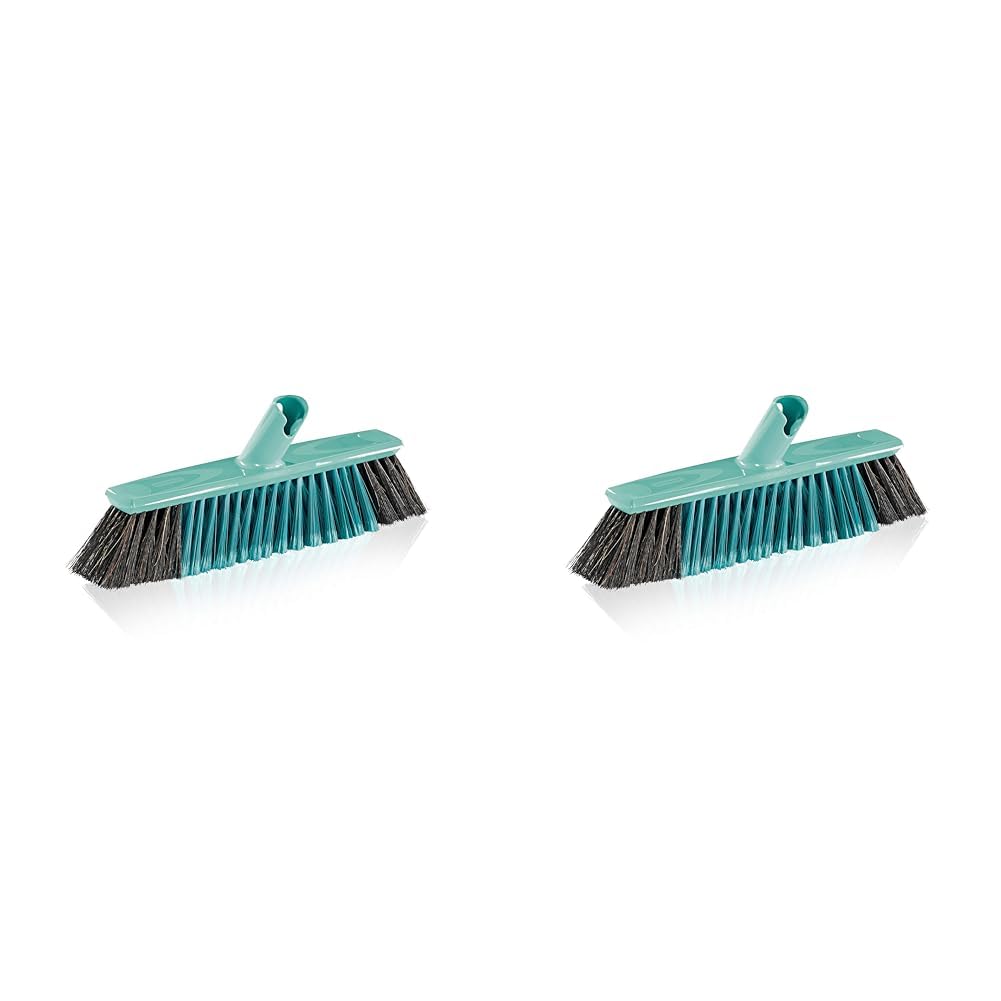 Leifheit Allround Besen Xtra Clean 40 cm mit X-Borsten, Kehrbesen mit Borsten aus Kunststofffaser, B