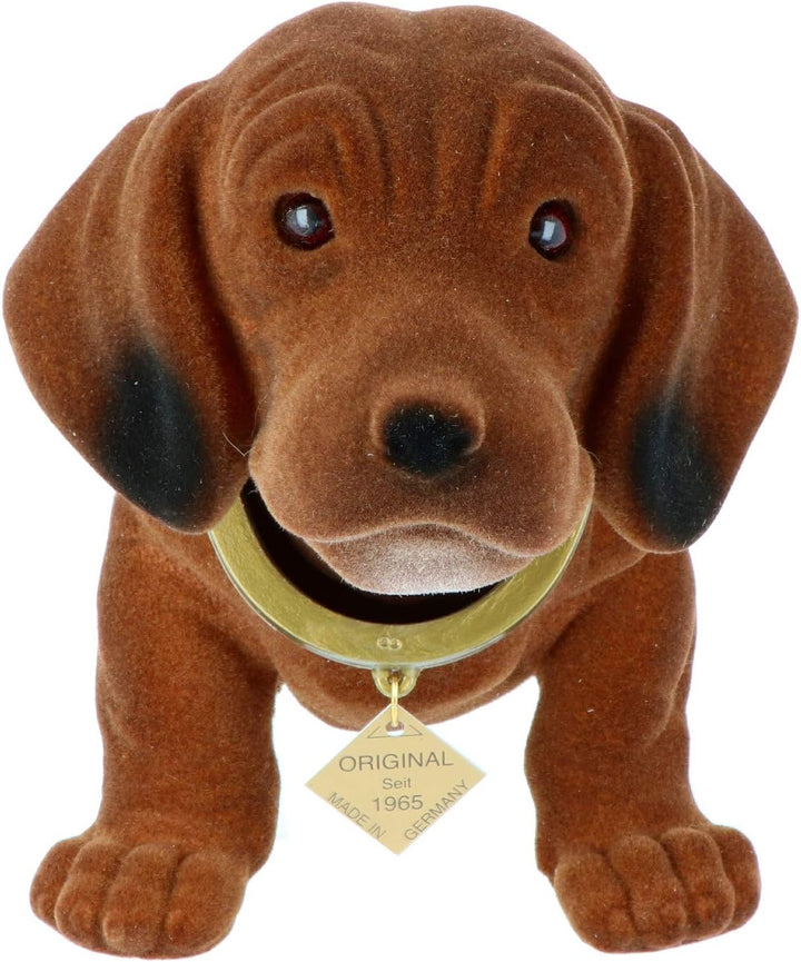 RAKSO Original Dackel mit Gelenk, gross, 29 cm, Mehrfarbig, Tierdruck, Wohndeko, Figurine