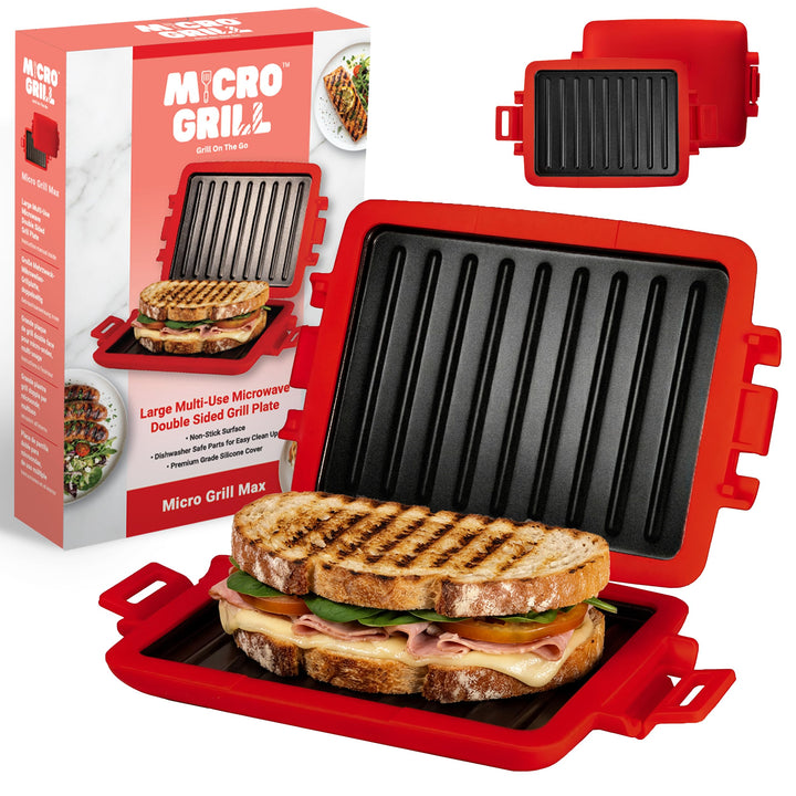 MAX™ Mikrowellen-Sandwichmaker, Mikrowellen-Grill, Toaster, Grilled-Cheese-Sandwichmaker in 3 Minute