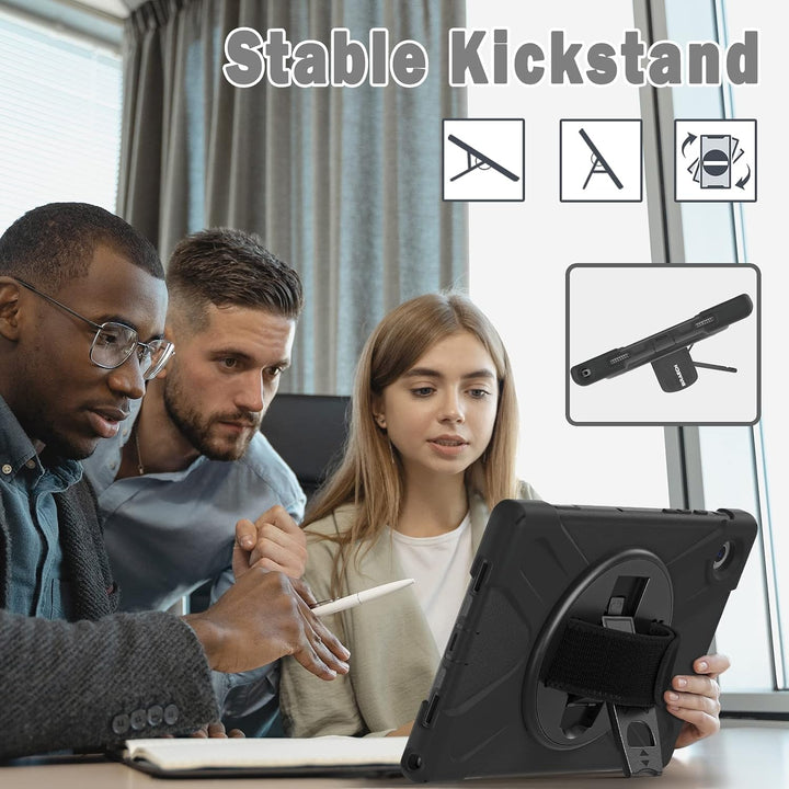 BRAECN für Galaxy Tab A8 Hülle - Samsung Galaxy Tab A8 10.5" 2021 Schwarz | Stossfeste Schutzhülle,
