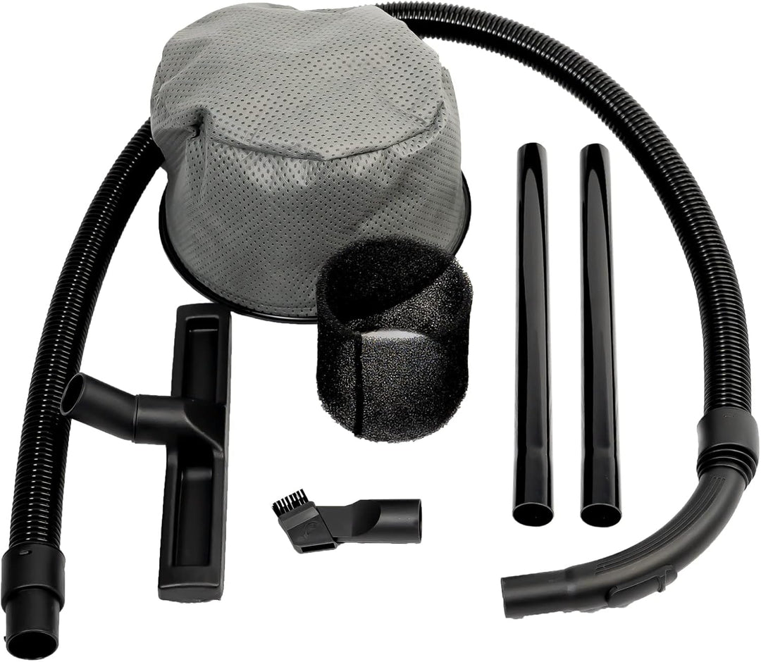 Grafner XXL Edelstahl Nass- und Trockensauger 1200 Watt, 30 Liter, incl. Vliesfilter, Saugrohr, Bode