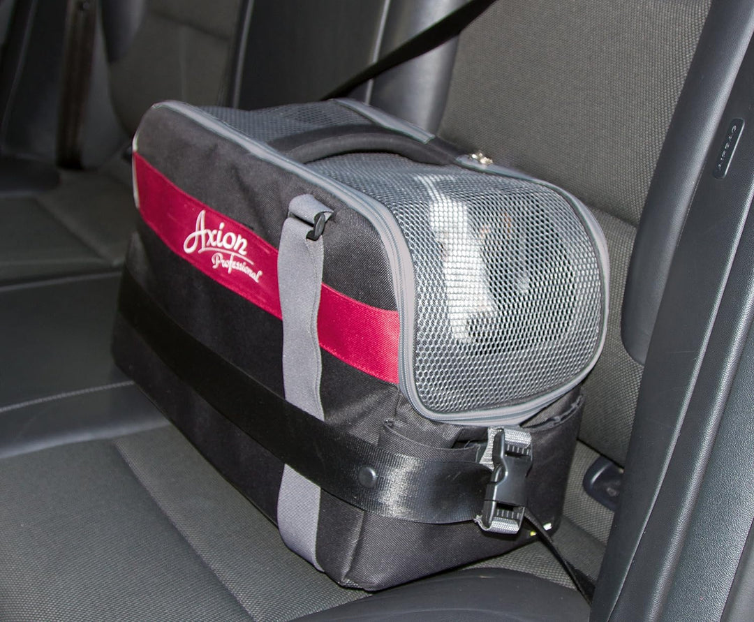 Kerbl 80593 Tragetasche Axion, 44 x 20 x 27 cm, schwarz/rot