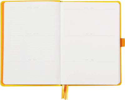 Rhodia 118585C Notizheft Goalbook (DIN A5, 14,8 x 21 cm, Dot, praktisch und trendige, mit festem Dec