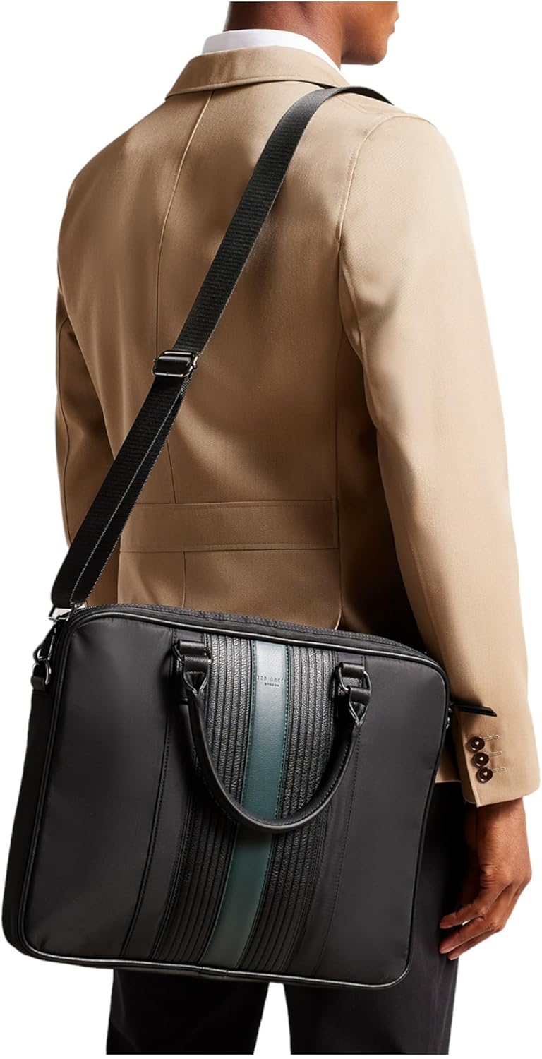 Ted Baker Herren Rooky Dokumententasche, Schwarz Einheitsgrösse Schwarz, Einheitsgrösse Schwarz