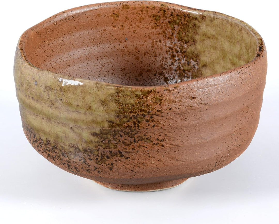 Matcha Set - Original japanische Matcha Schale Chawan 500 ml mit Matchabesen Chasen und Bambuslöffel