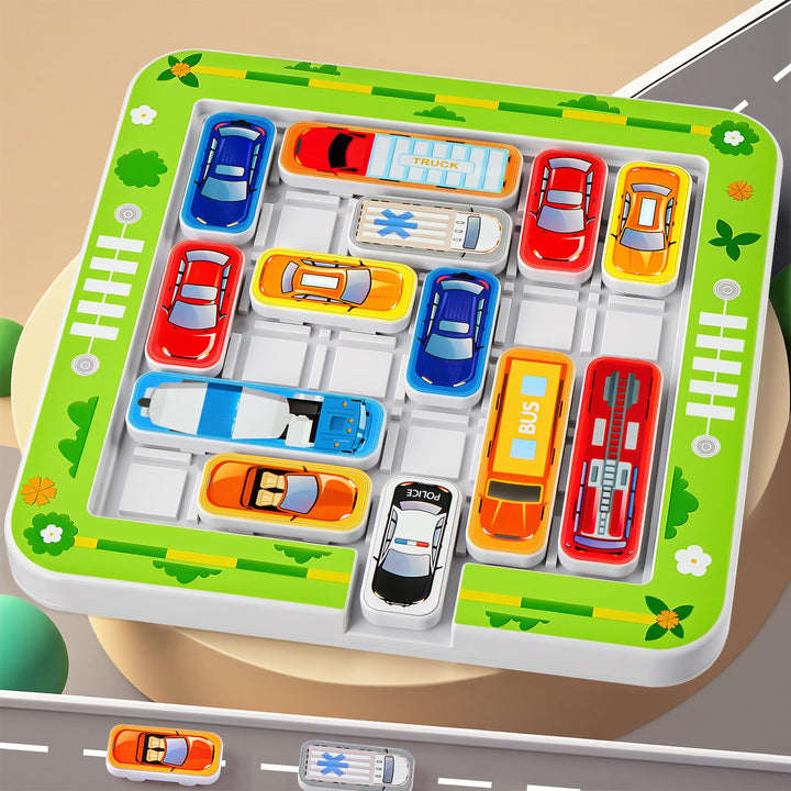 Logikspiele ab 5 6 7 8 Jahre, Parkspiel, Stauspiel Ausparken Spiel mit 360 Levels, Auto Spiele Gedul