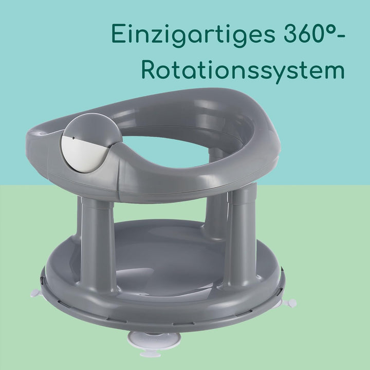 Bebeconfort Drehbarer Badewannensitz, Badewannensitz, Ergonomisch, 6 Monate bis 12 Monate, 0-10 kg,