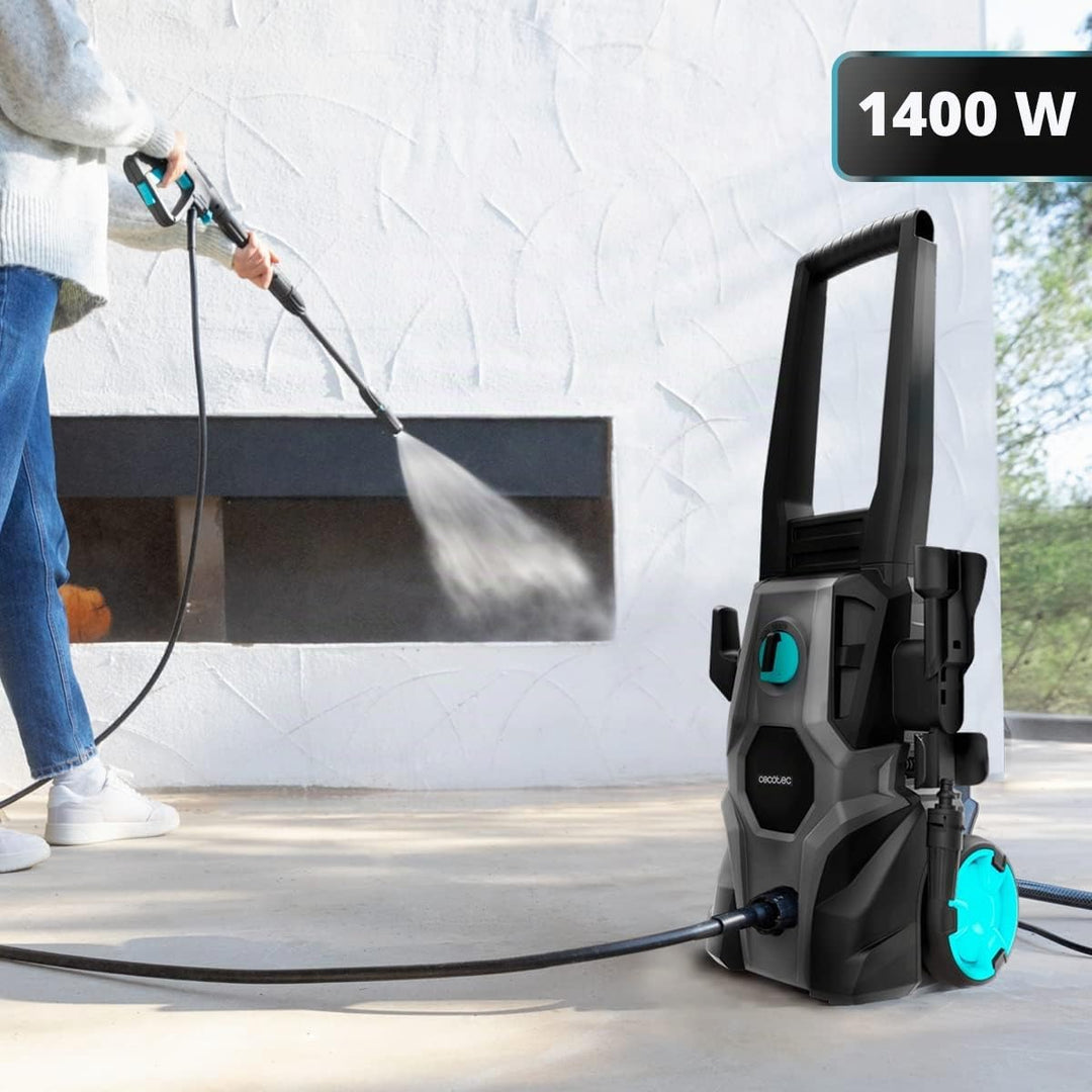 Cecotec Hochdruckreiniger HydroBoost 1400 EasyGo, 1400 W, Zuhause, Garten oder Auto, Durchfluss von