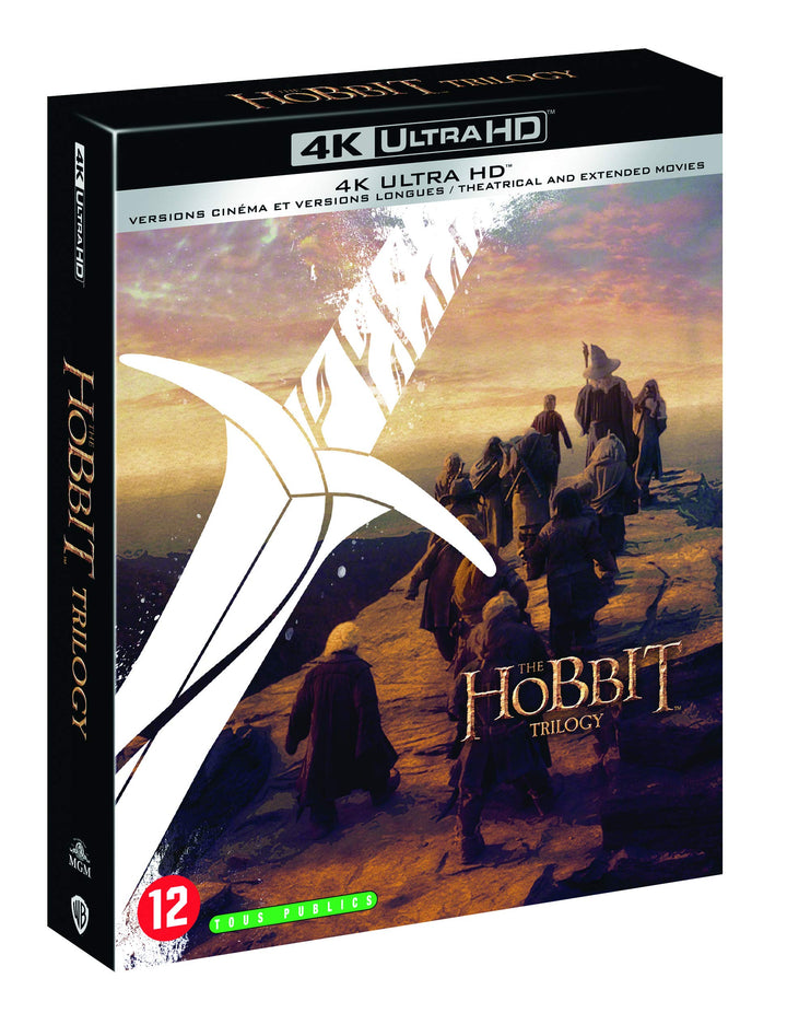 Le hobbit, la trilogie 4k Ultra-HD [Blu-ray] [FR Import], 4K