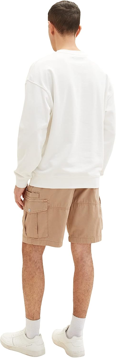 TOM TAILOR Herren Relaxed Fit Cargo Shorts 29 24048 - Desert Fawn, 29 24048 - Desert Fawn
