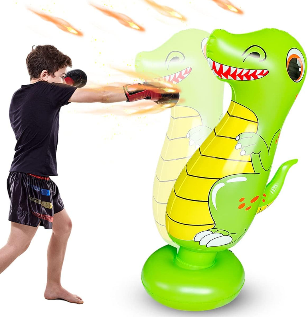 SUNSHINEMALL Boxsack für Kinder Boxen Dummy aufblasbare Cool Spass Spielzeug für Jungen Sport Gesche