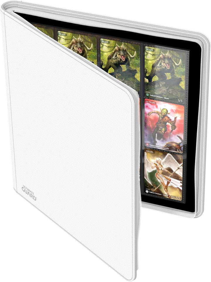 Ultimate Guard UGD010470-12 Pocket QuadRow ZipFolio XenoSkin, weiss, Weiss
