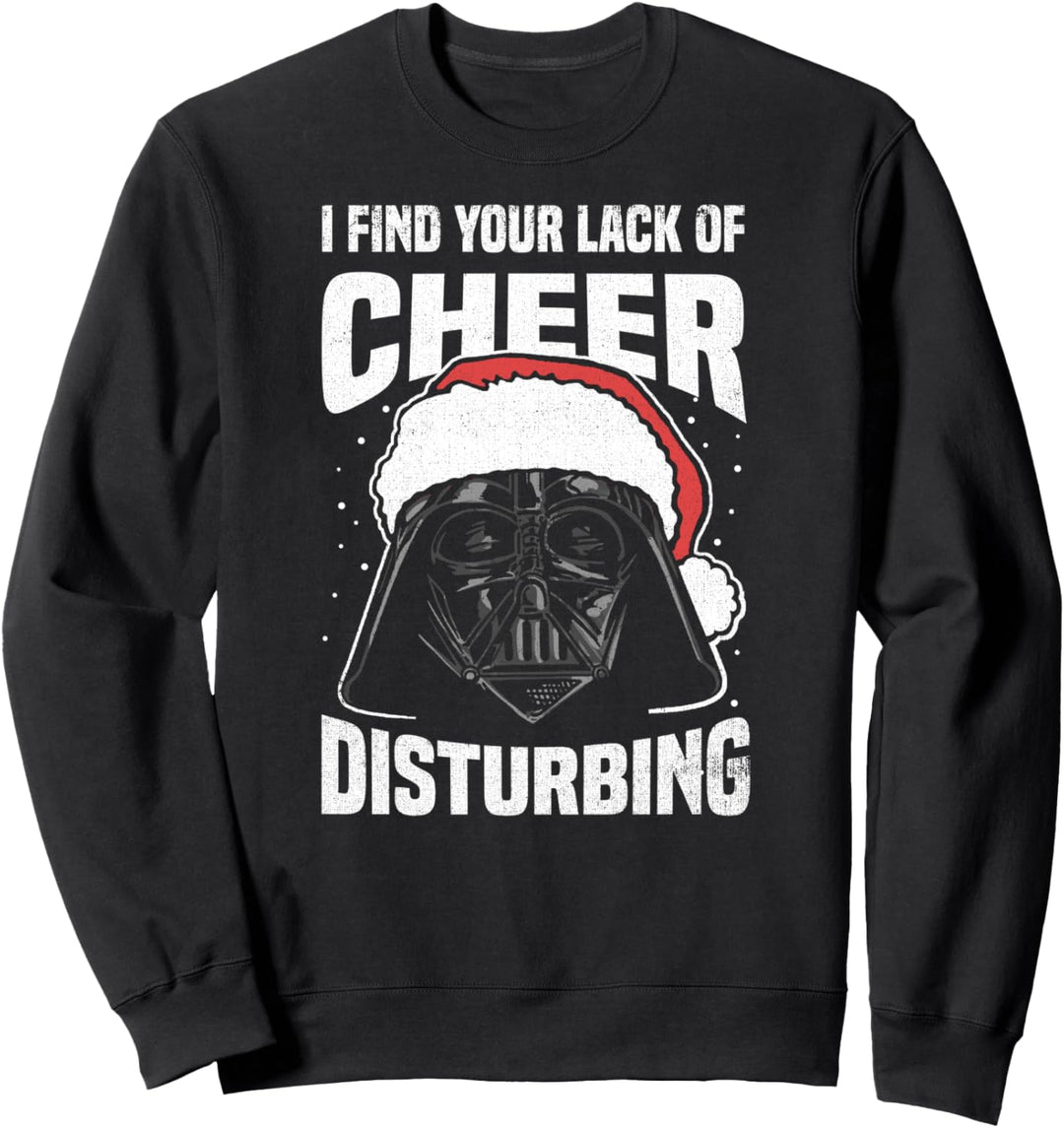 Star Wars Christmas Darth Vader Disturbing Lack Of Cheer Sweatshirt
