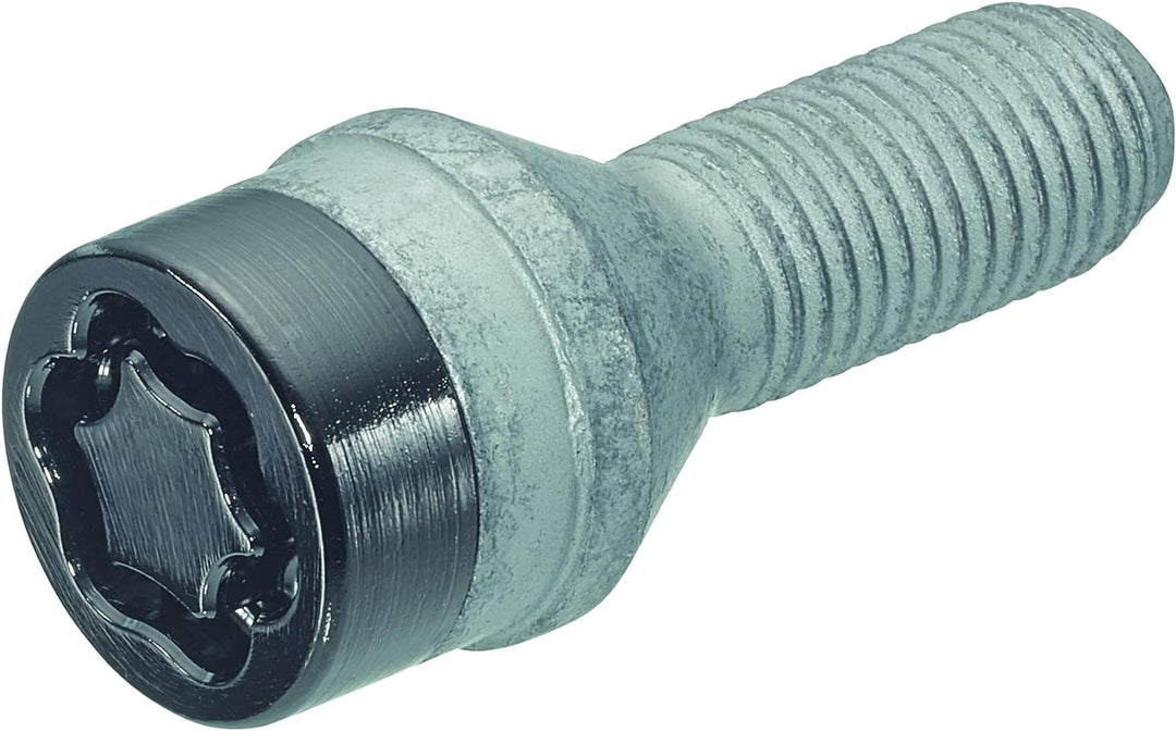 27000SUB Radsicherungsbolzen SUB (Schwarz) M14x1.5, Kegelsitz, Schaftlänge 31,0 mm, Gesamtlänge der