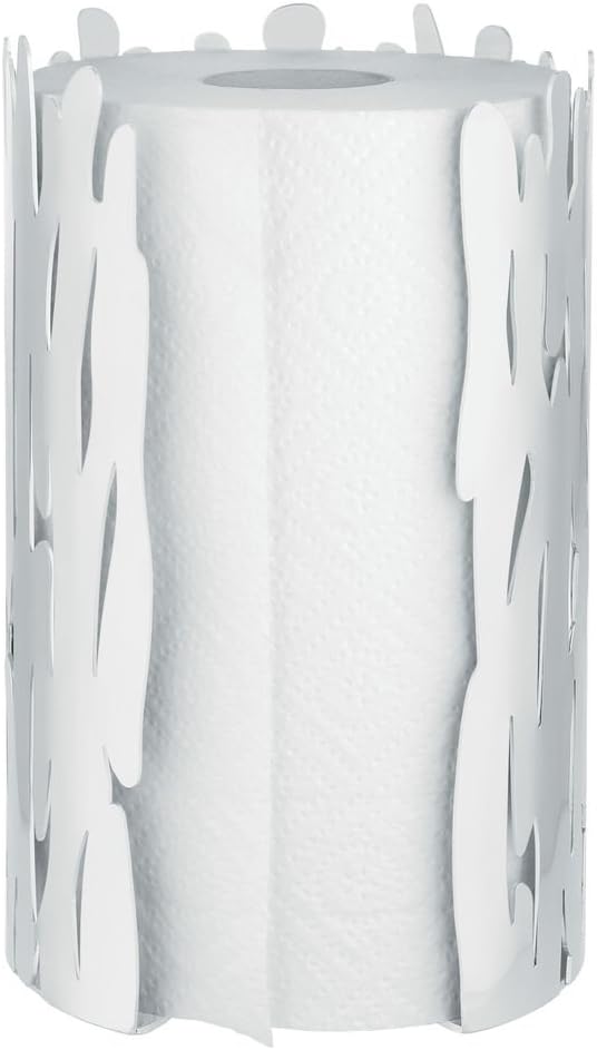 Alessi BM04 Barkroll Küchenrollenhalter - Edelstahl 18/10 glänzend poliert. Silber, Silber