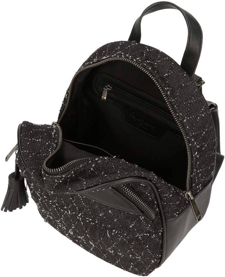 Pepe Jeans Daila Geldbörse schwarz Baumwolle, Polyester und PU. Tasche, Tasche