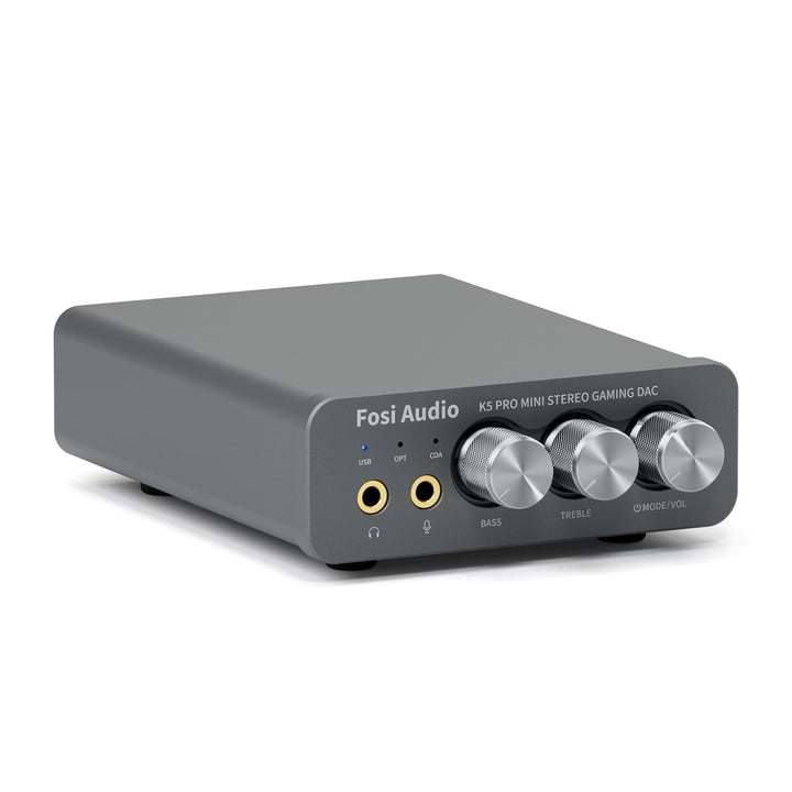 Fosi Audio K5 Pro Gaming DAC Kopfhörer Verstärker Mini Hi-Fi Stereo Digital-zu-Analog Audio Konverte