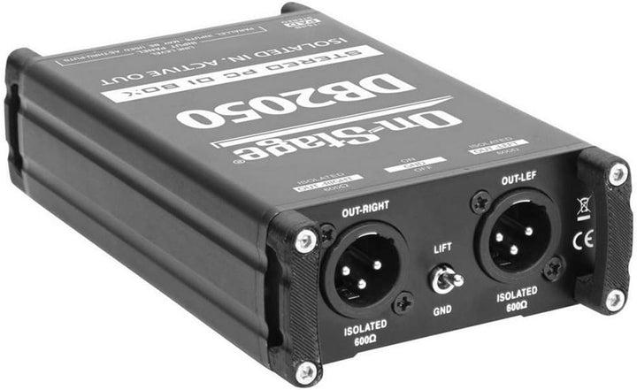 The Music People, Inc. Active Multi-Media DI Box DB2050 Stereo PC DI Box, DB2050 Stereo PC DI Box