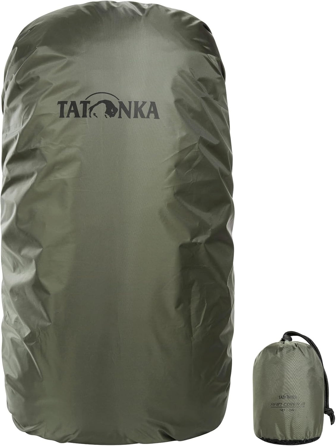 Tatonka Unisex Rain Cover 40-55 Regenhülle (1er Pack) 40 - 55 l Stone Grey Olive, 40 - 55 l Stone Gr