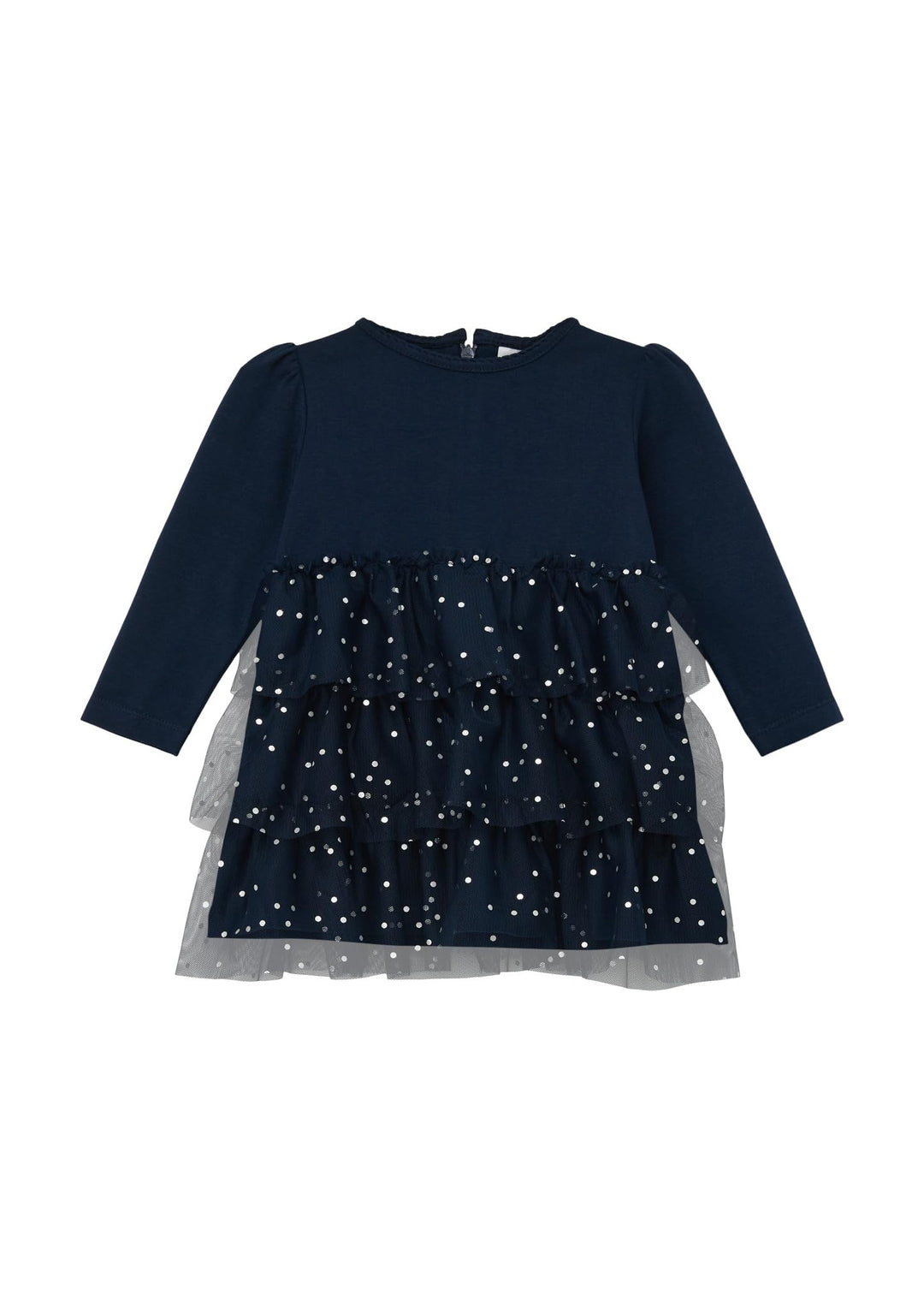 s.Oliver Mädchen Kleid mit Glitzer 68 5952_navy, 68 5952_navy