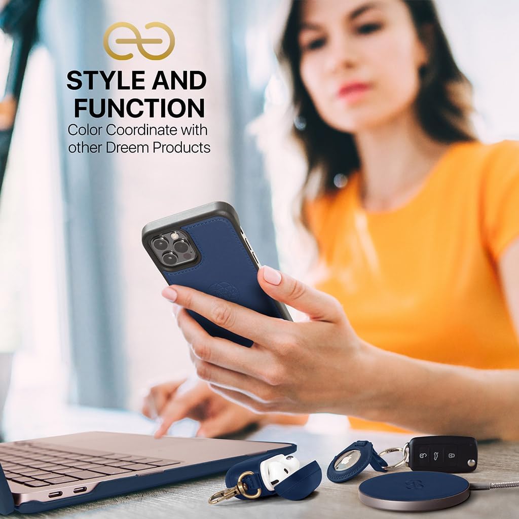 Dreem Fibonacci iPhone 14 Pro Max Brieftaschen-Etui / 2-in-1 stossfestes Etui und abnehmbares Folio