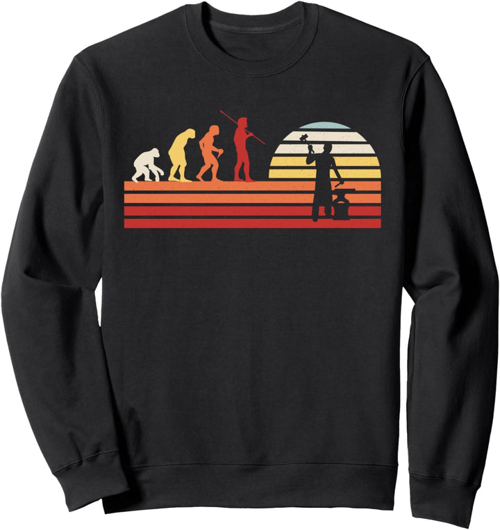 Retro Schmied Handwerker Schlosser - Vintage Metallbauer Sweatshirt