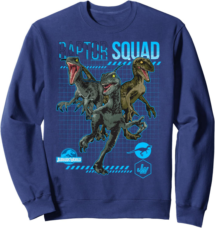 Jurassic World Raptor Squad Grid Sweatshirt