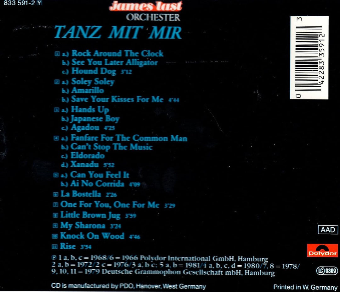 Tanz mit mir, Audio-CD