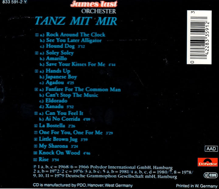 Tanz mit mir, Audio-CD
