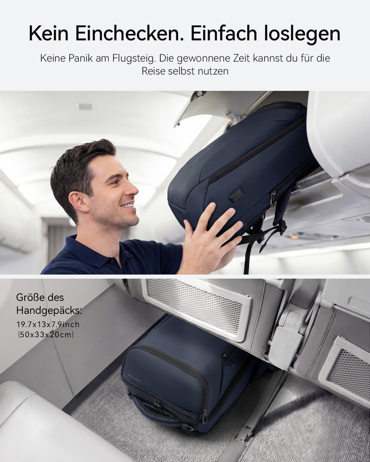 MARK RYDEN Grosse Kapazität Laptop Rucksack mit 17.3 Zoll/15.6 Zoll für Männer Multifunktionsrucksac