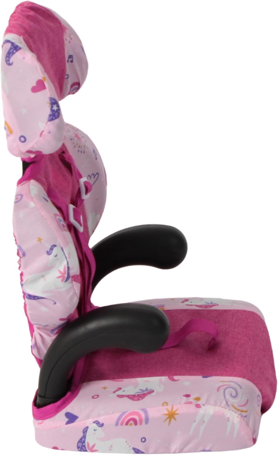 Bayer Chic 2000 - Puppenautositz für Babypuppen, Puppenzubehör, Autositz für Puppen, Einhorn, pink