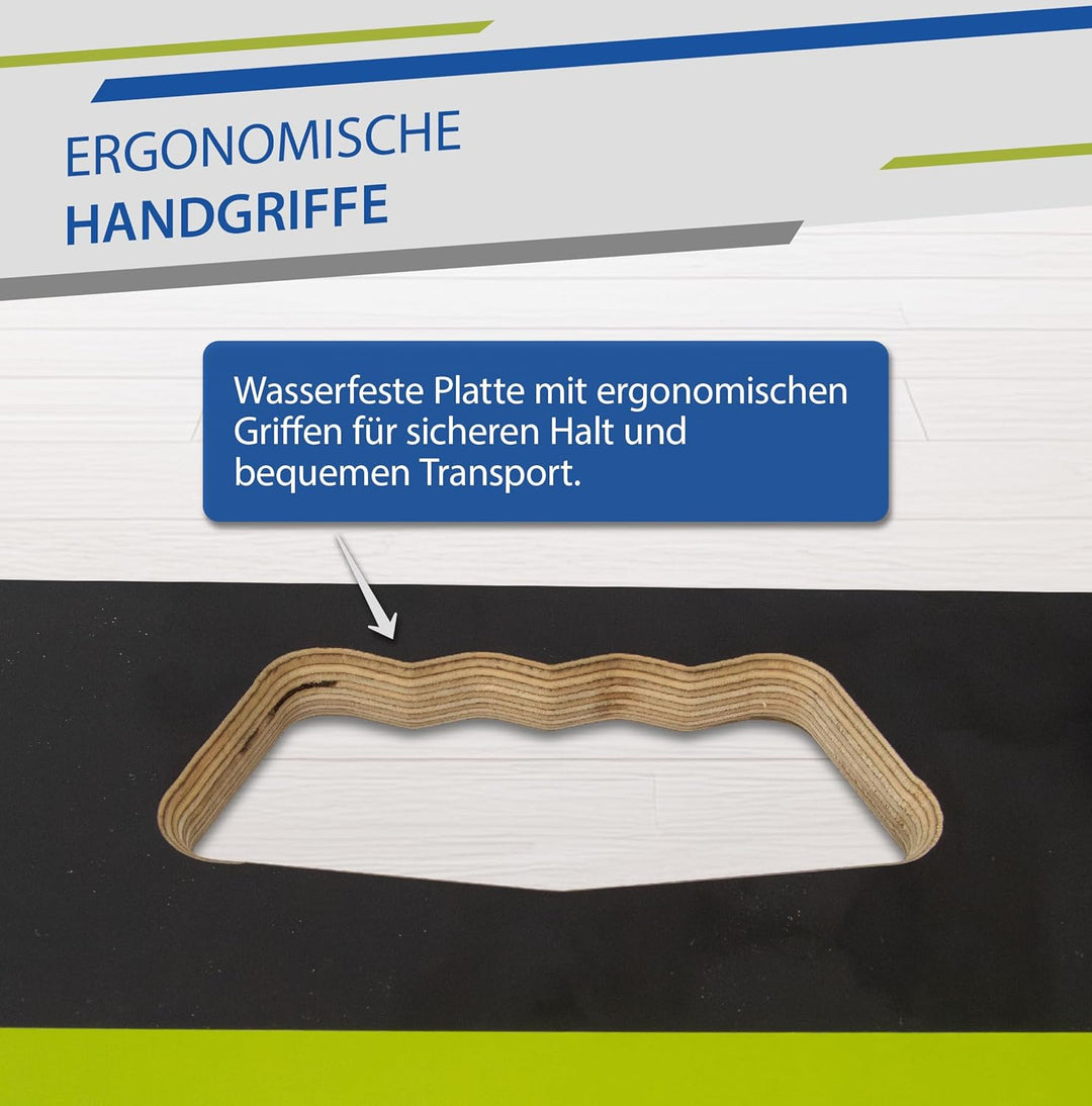 Pullboard Möbelroller mit 320 kg Traglast - Leicht & Stark - 4,7 kg Gewicht - Ergonomisches Design m