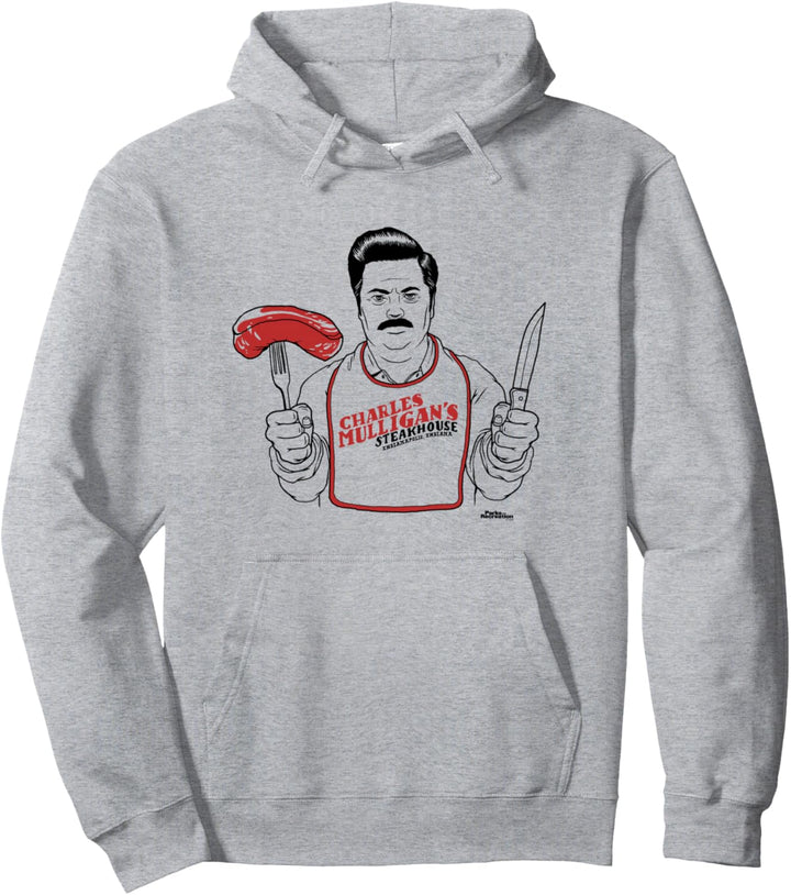 Parks & Recreation Ron Swanson bei Mulligans Pullover Hoodie