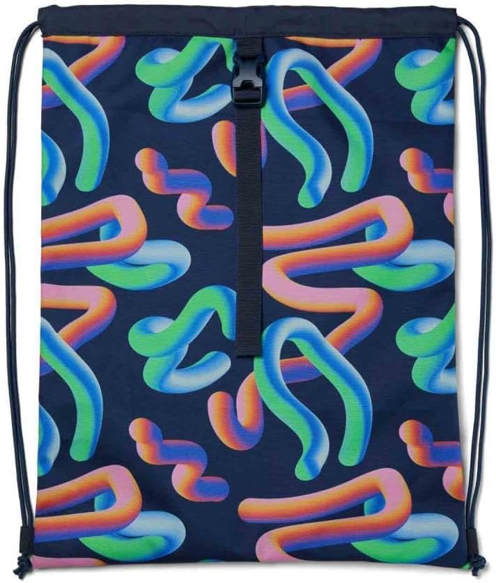 Satch Pack Schulrucksack Set 3tlg. inkl. Schlamperbox und Sportbeutel (Crazy Twist), Crazy Twist