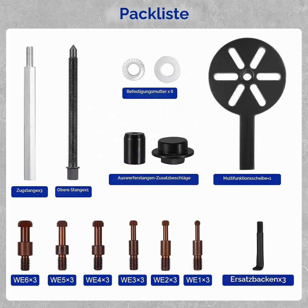 Faankiton 21 in 1 Lagerabzieher Set, Universal Innenlager Abzieher, Multifunktionales Lagerentfernun
