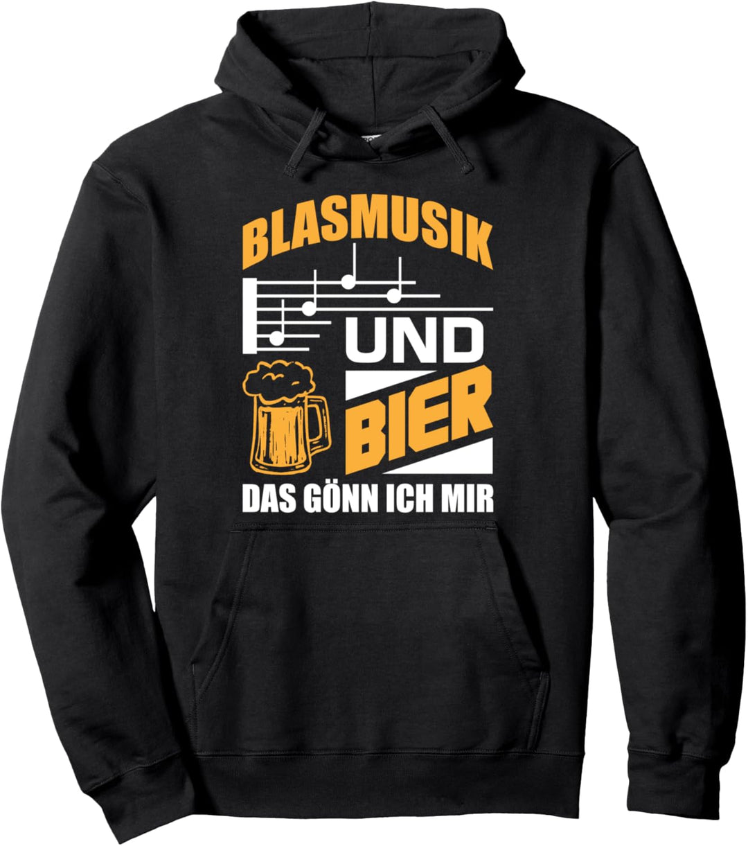 Blasmusik und Bier | saufen betrunken Party Spruch Pullover Hoodie