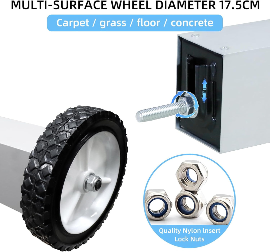 CCLIFE Magnetbesen 45CM Magnetbesen Stark Maximalen 23 KG Ausziehbarem Griff Dreistufige Höhenverste