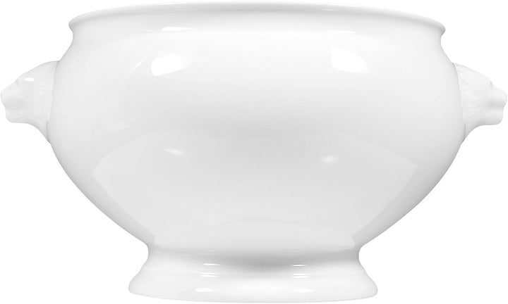 Seltmann Weiden Terrine Löwenkopf ohne Deckel 3,00 l Lukullus Weiss Uni 00006