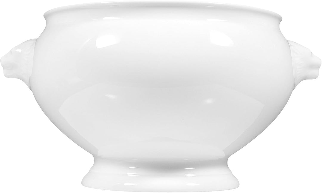 Terrine 26,5 cm Lukullus white uni 00006 2 Stück von Seltmann Weiden