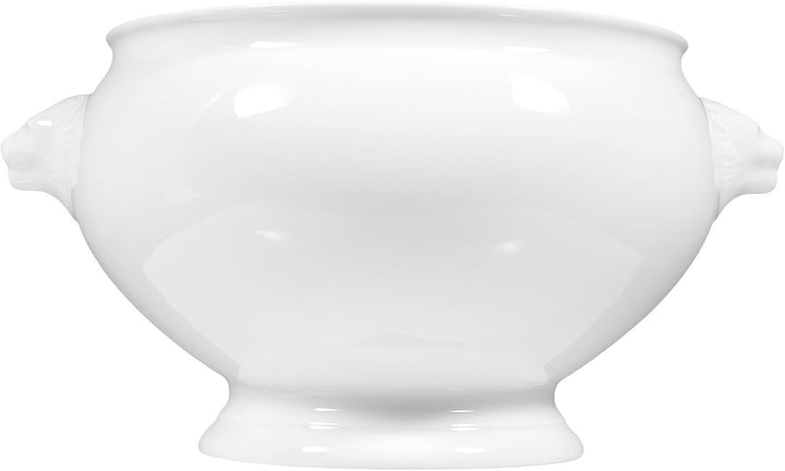 Terrine 26,5 cm Lukullus white uni 00006 2 Stück von Seltmann Weiden