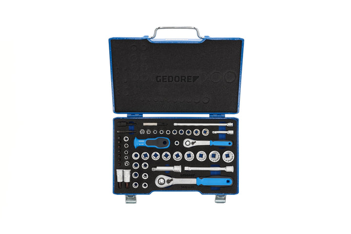 GEDORE Steckschlüssel-Satz 3/8 + 1/4 Zoll, 50-teilig, 1 Stück, D 30 TX20 U-20