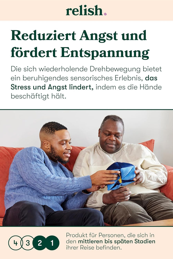 Relish - Taktile Turn Sensory Activity, Fidget Toy, Soft Comfort Produkt mit kontrastierenden Farben