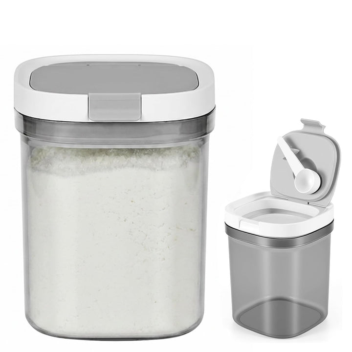 Kaffeedose Luftdicht, 1300ml Kaffeebohnen Behälter Kunststoff Lebensmittel Lagerung Container mit Lu