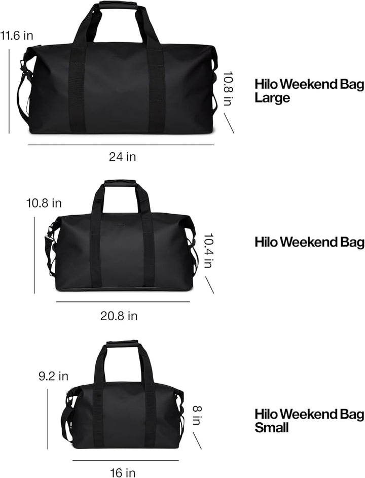 Rains Hilo Weekend Bag - wasserdichte Reisetasche Beige, Beige
