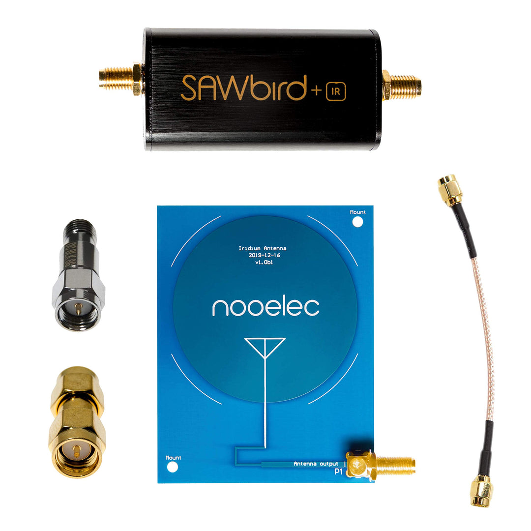 Nooelec Active Iridium Empfangspaket - Enthält LNA und Filtermodul, 1620MHz Patchantenne Mit Hoher V