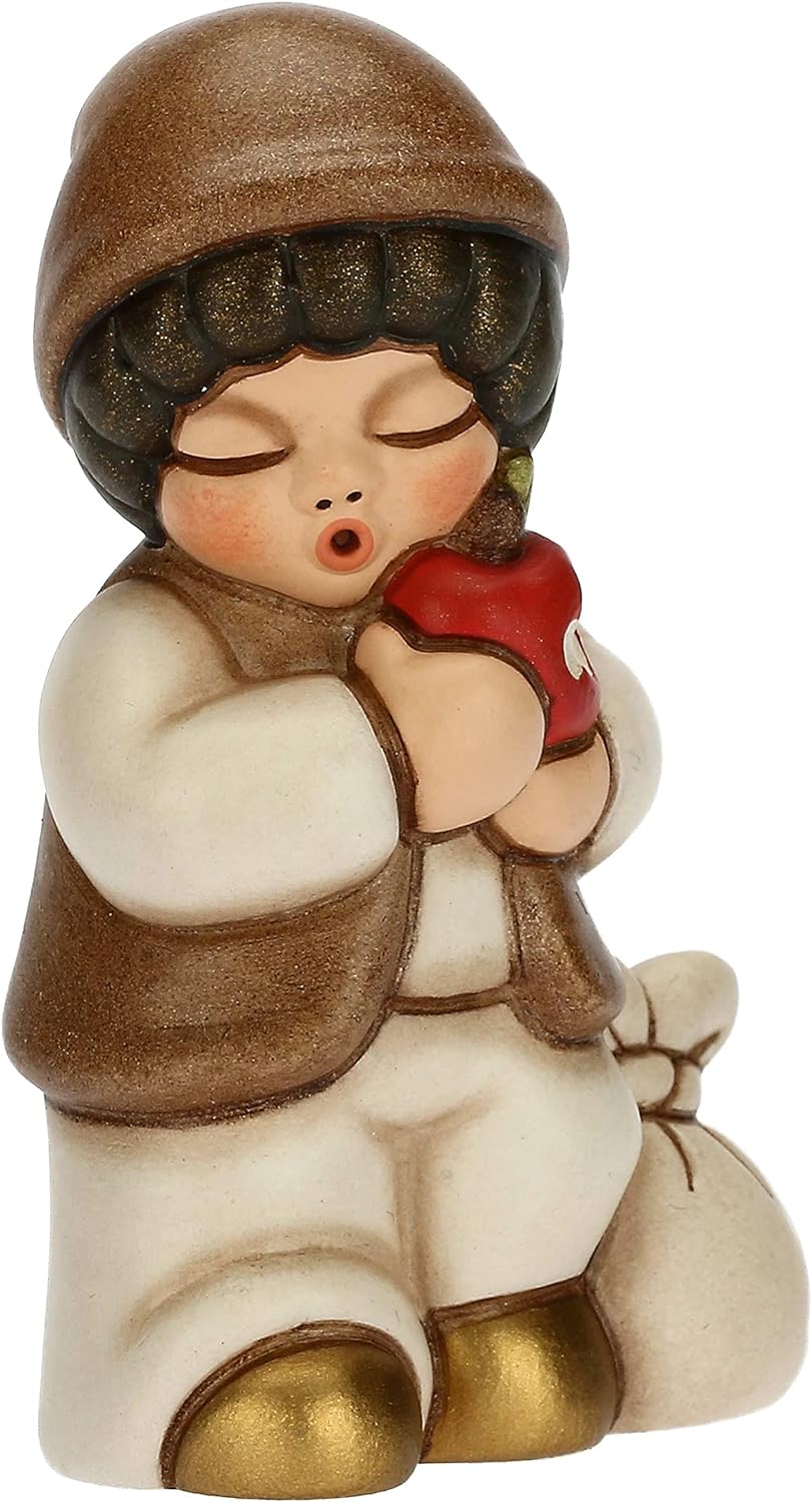 THUN - Kleinkind mit weissem Apfel Krippe