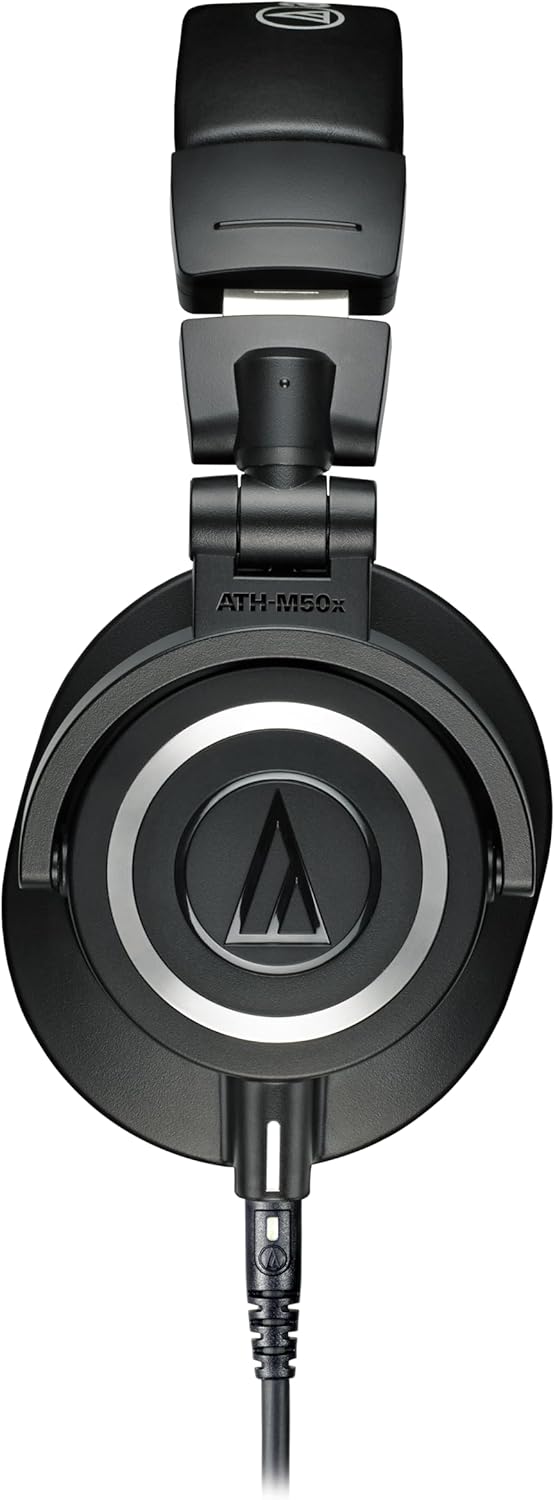 Audio-Technica M50x Professioneller Monitorkopfhörer Schwarz Black Wired, Black Wired