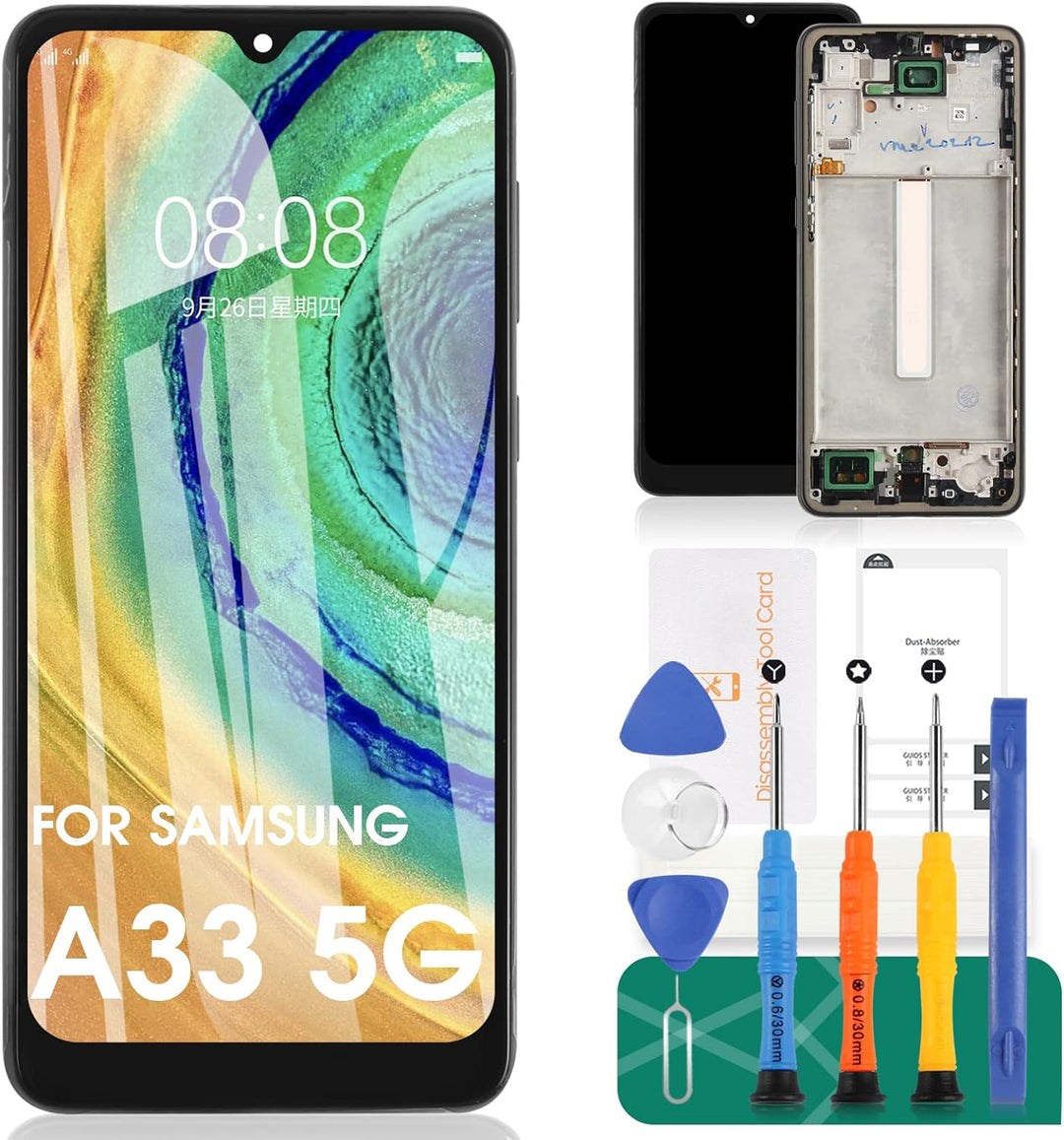 Für Samsung A33 5G LCD-Display für Samsung Galaxy A33 Touchscreen Ersatz für Galaxy A33 Digitizer A3
